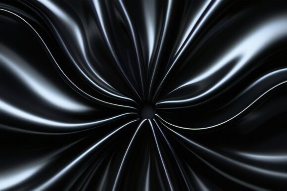 A Black Fabric with a Black Center: A Versatile Design Element