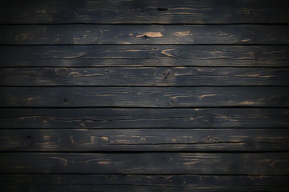 A Black Wood Planks with Cracks: A Versatile Design Resource for Creators