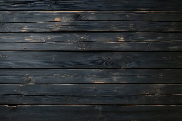 A Black Wood Planks with Yellow Streaks