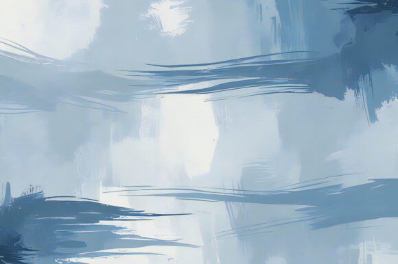 A Blue Sky with White Clouds