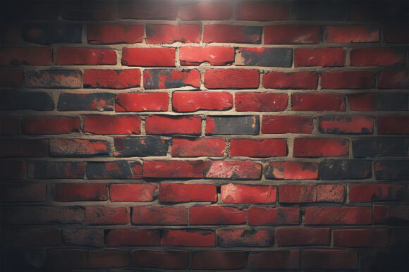 A Brick Wall with a Light Shining on It: Enhancing Creative Projects with a Versatile Background Image
