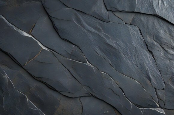 A Close Up of a Black Stone