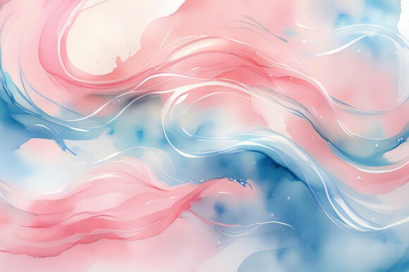 A Pink and Blue Swirls: A Versatile Background for Creative Projects