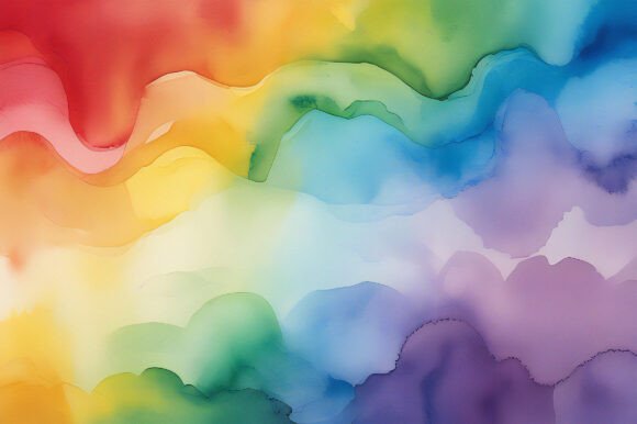 A Rainbow Colored Background: Elevate Your Creative Projects with Vibrant Design