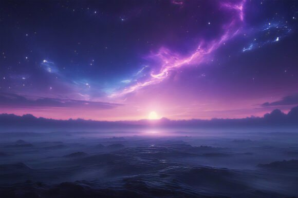 A Sunset over a Mountain: A Versatile and Stunning Visual Resource