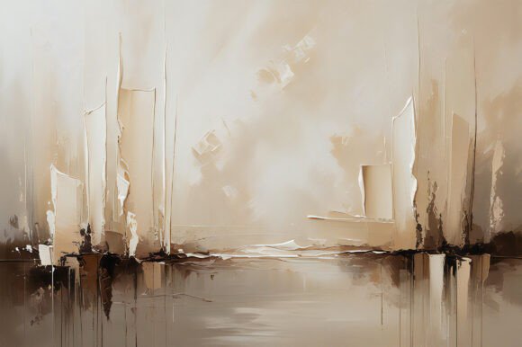 A Wall with a Reflection of Water