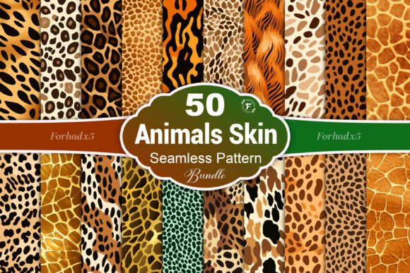 Animals Print Seamless Pattern