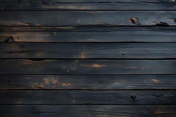 Burnt Black Wooden Planks Background: A Versatile Design Element for Modern Creatives
