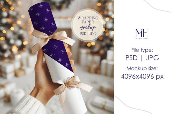 Christmas Crackers Mockup: Elevate Your Holiday Designs with Professional Mockups