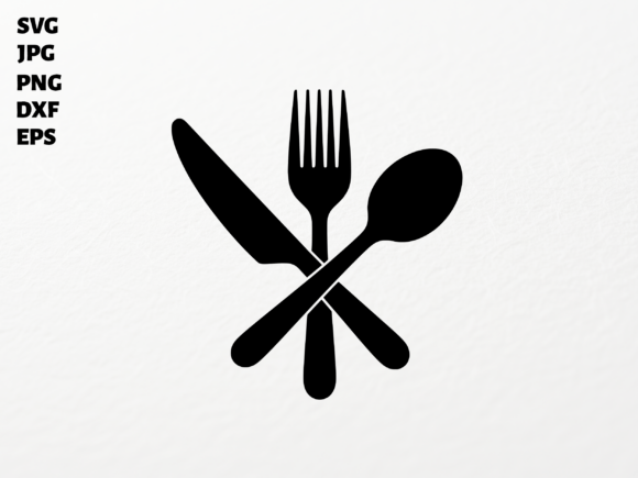 Cutlery Clipart SVG for Cricut