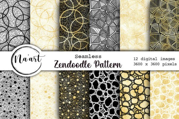 Zendoodle Seamless Pattern: Creative Design at Your Fingertips